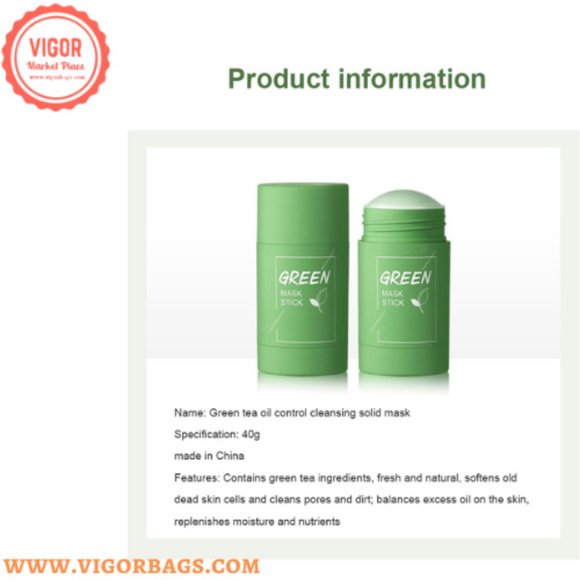 Clay Mask Stick Anti-Acne Deep Cleansing Pores Dirt Moisturizing Hydrating White - Picture 9 of 11